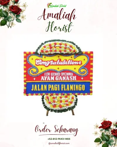 Bunga Papan Congratulation di Giyono